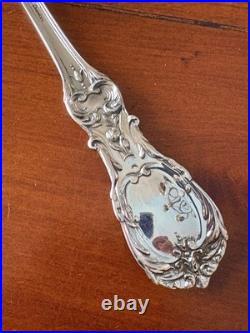 MASSIVE 10 REED BARTON FRANCIS I MEAT FISH SERVING FORK STERLING SILVER I 1st