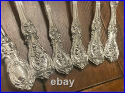 MINT 5 PC PLACE SETTING REED & BARTON FRANCIS I STERLING NEW MARK SET 1 1st