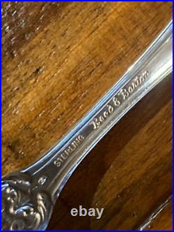 MINT 5 PC PLACE SETTING REED & BARTON FRANCIS I STERLING NEW MARK SET 1 1st