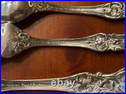 MINT 5 PC PLACE SETTING REED & BARTON FRANCIS I STERLING NEW MARK SET 1 1st