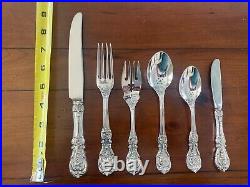 MINT 6 PC PLACE SETTING REED & BARTON FRANCIS I STERLING NEW MARK SET 1 1st