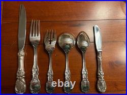 MINT 6 PC TRUE DINNER SETTING REED BARTON FRANCIS I STERLING NEW MARK SET 1 1st