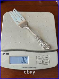 MINT 8.25 REED & BARTON FRANCIS I MEAT SERVING FORK STERLING SILVER I 1st FORKS