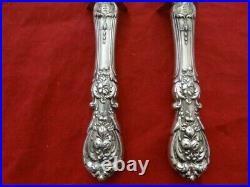 Mint! Old Mark Reed & Barton FRANCIS I Sterling Silver 2 Pc Carving Set 13,5