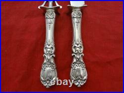Mint! Old Mark Reed & Barton FRANCIS I Sterling Silver 2 Pc Carving Set 13,5