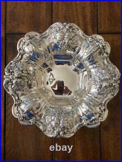 Mint Reed & Barton Francis I 1st Sterling 11+ Fruit Bowl Repousse X 569 635 Gms