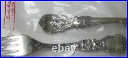 N. O. S. Still Sealed Reed & Barton Sterling Silver Francis 1st Pair 7 1/4 Forks