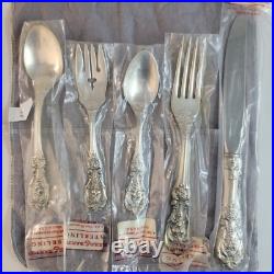 NEW Reed & Barton Francis I Sterling Silver 5pc Place Settings5 Items Total NEW