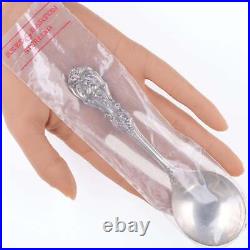 NEW Reed and Barton Francis 1 Sterling Silverware 6 Round Bowl Soup Spoon Crea