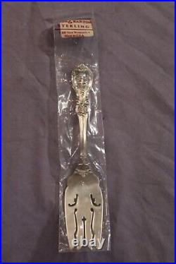 NEW SEALED REED & BARTON FRANCIS I STERLING SILVER Cold Meat Fork Small 8