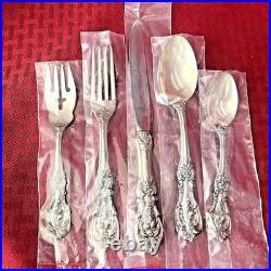 New Reed And Barton Francis 1 Sterling 5 Pc Place Setting
