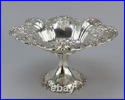 Nice Reed Barton Sterling Silver Francis I Tazza Compote Pedestal Bowl X568 1954