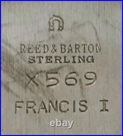 ORNATE BEAUTIFUL REED & BARTON STERLING BOWL (Pattern Francis I) # 1 of 2