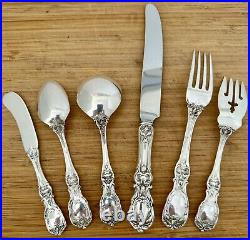 Old Mark Reed & Barton Francis I Sterling 6 Piece Place Setting(s) No Mono