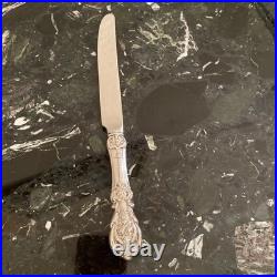 One Reed & Barton Francis I Dinner Knife 9.5sterling Silver Flatware 8available