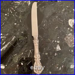 One Reed & Barton Francis I Dinner Knife 9.5sterling Silver Flatware 8available