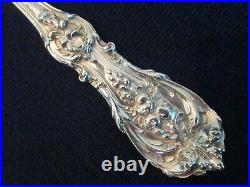 PIERCED SERVING SPOON! Vintage REED BARTON STERLING 925 silver FRANCIS I pat EXC