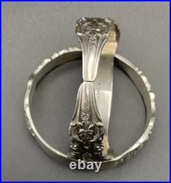 Pair Francis 1st Reed & Barton Sterling Silver Napkin Rings No Monograms