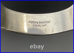 Pair Francis 1st Reed & Barton Sterling Silver Napkin Rings No Monograms