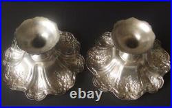 Pair MINT Heavy Reed Barton 8 Francis I 1st Sterling Silver Compote X568 $1600