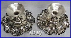 Pair Reed & Barton Francis I Sterling Silver 8 X 4.5 Pedestal Candy Dish X569