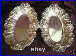 Pair Reed & Barton Francis I Sterling Silver Oval Bowls