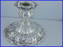 Pair Sterling Silver REED & BARTON Candlesticks Candle Holders FRANCIS I X569