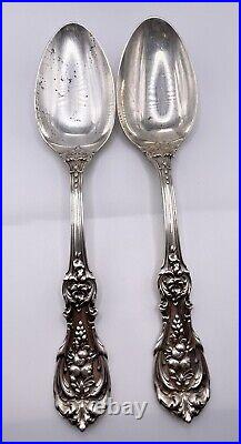 Pair Sterling Silver Reed & Barton Francis I Serving Spoons