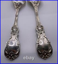 Pair Sterling Silver Reed & Barton Francis I Serving Spoons