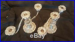 Pair of Sterling 3 candle Reed & Barton Francis the 1st. Weighted Candelabras