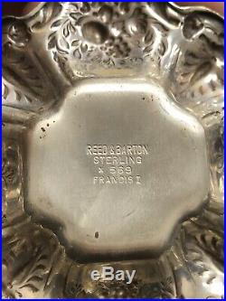 Pr Reed Barton Sterling Silver 925 X569 Francis I Candy Nut Dishes Butter Pats