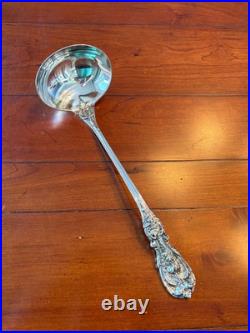 RARE 12 REED & BARTON FRANCIS I SOUP PUNCH SERVING LADLE STERLING SILVER I 1st