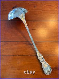 RARE 12 REED & BARTON FRANCIS I SOUP PUNCH SERVING LADLE STERLING SILVER I 1st