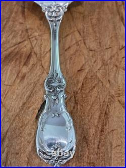 RARE Francis I Reed & Barton Sterling Pierced Salad Serving Fork 9 1/2 Old Mark