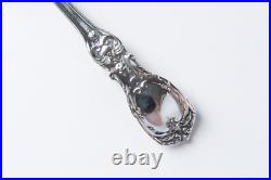 RARE Francis I Reed & Barton Sterling Pierced Salad Serving Fork 9 1/2 Old Mark