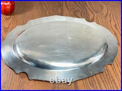 RARE Reed & Barton King Francis 1642 Serving Tray Platter Silver Plate 16.5 4lb