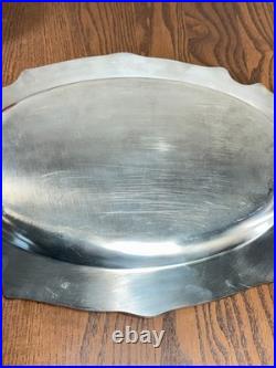 RARE Reed & Barton King Francis 1642 Serving Tray Platter Silver Plate 16.5 4lb