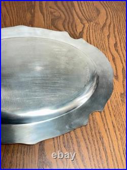 RARE Reed & Barton King Francis 1642 Serving Tray Platter Silver Plate 16.5 4lb