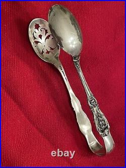 REED AND BARTON FRANCIS 1st STERLING ICE TONGS SMALL EXTREMELY RARE PAT. APPLIED