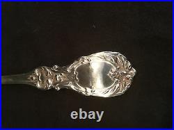 REED AND BARTON FRANCIS I i 1 SOLID STERLING SILVER SLOTTED VEGETABLE SPOON