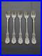 REED AND BARTON Francis I Sterling Silver Cocktail Fork Set Of 5 No Monograms