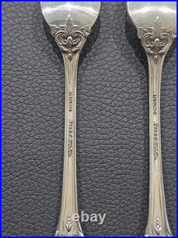 REED AND BARTON Francis I Sterling Silver Cocktail Fork Set Of 5 No Monograms