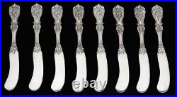 REED & BARTON (12) FRANCIS 1st STERLING SILVER 5 7/8 FLAT BUTTER SPREADERS