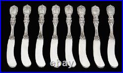 REED & BARTON (12) FRANCIS 1st STERLING SILVER 5 7/8 FLAT BUTTER SPREADERS