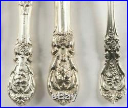 REED & BARTON FRANCIS 1ST STERLING SILVER FLATWARE set 6 PIECES for 8