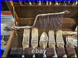 REED & BARTON FRANCIS 1ST STERLING SILVER FOR 12, NO MONOS 136 Pces