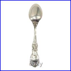 REED & BARTON FRANCIS 1ST STERLING SILVER TESPOON 6 Set Of 9 352gr No Monogram