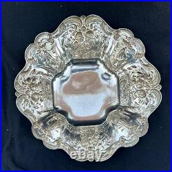 REED & BARTON FRANCIS 1ST Sterling Silver 12 Bowl Repousse X569 (632GRAMS)