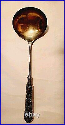 REED & BARTON FRANCIS 4 LARGE STERLING SILVER SOUP LADLE 11 1800's