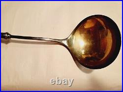 REED & BARTON FRANCIS 4 LARGE STERLING SILVER SOUP LADLE 11 1800's